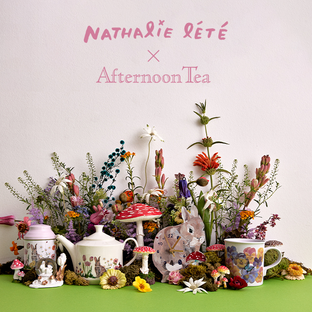 1/18～順次発売！Nathalie Lété×Afternoon Tea