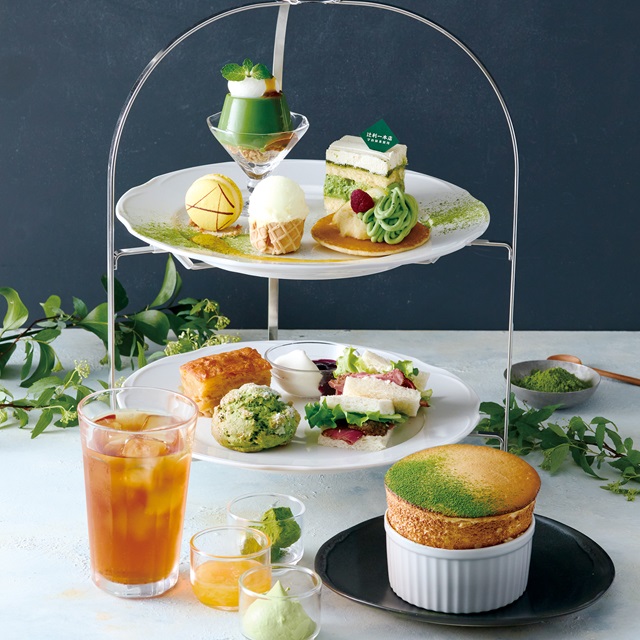 宇治抹茶を味わう「リュクス アフタヌーンティーセット」が丸の内新丸ビルに登場